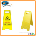 Wuhan Jackwin Yellow Foldable Plastic Caution Board for Wet Floor